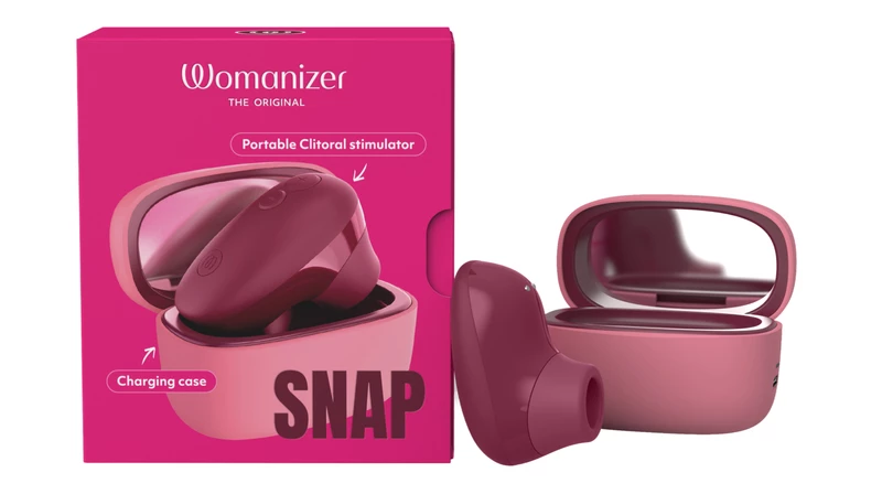Womanizer Snap Mini luchtdruk vibrator met oplaadcase
